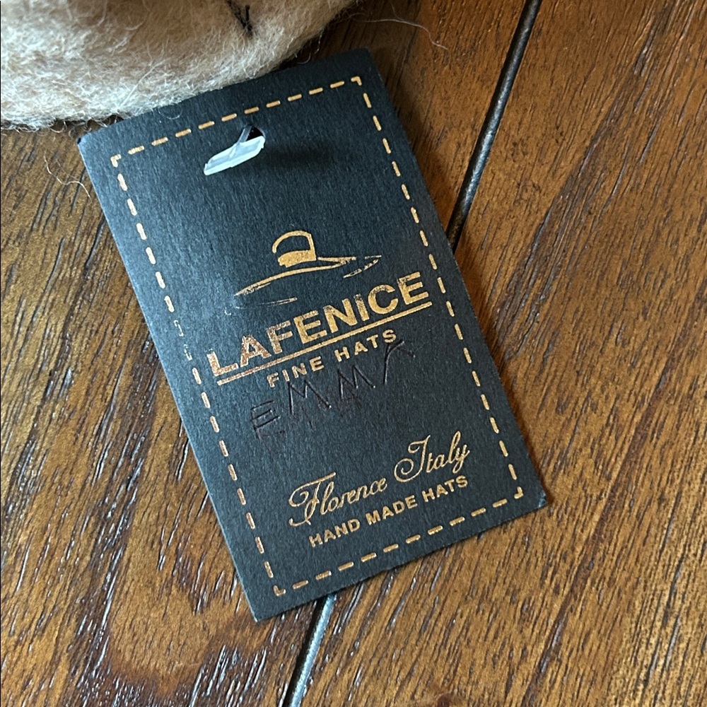 NWT LAFENICE Fine Hats Hand Made in Florence, Italy - Picture 2 of 8